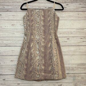 Urban Outfitters Backless Snake‎ Print Dress XL